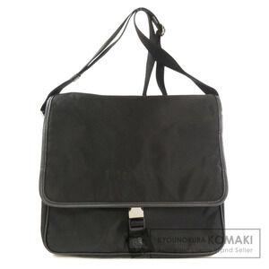 Prada plate shoulder Crossbody bag Black